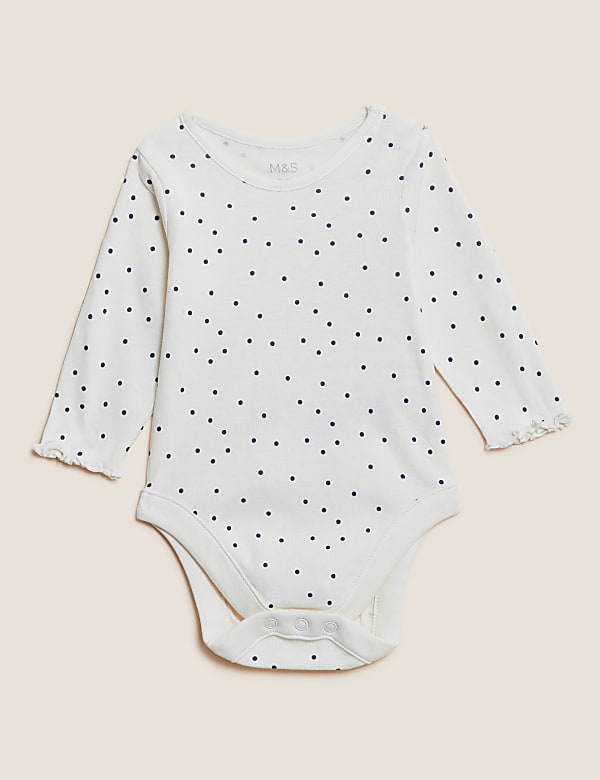 Cotton Denim Pinny Dress & Bodysuit Outfit (0-3 Yrs)