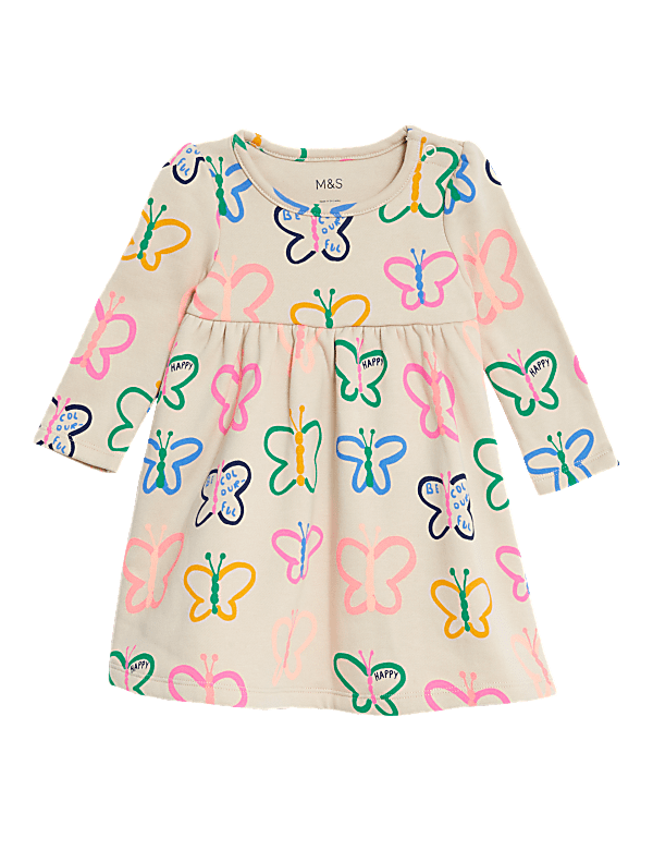 Cotton Rich Butterfly Dress