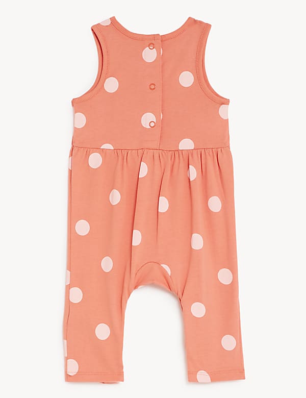 Pure Cotton Polka Dot Romper