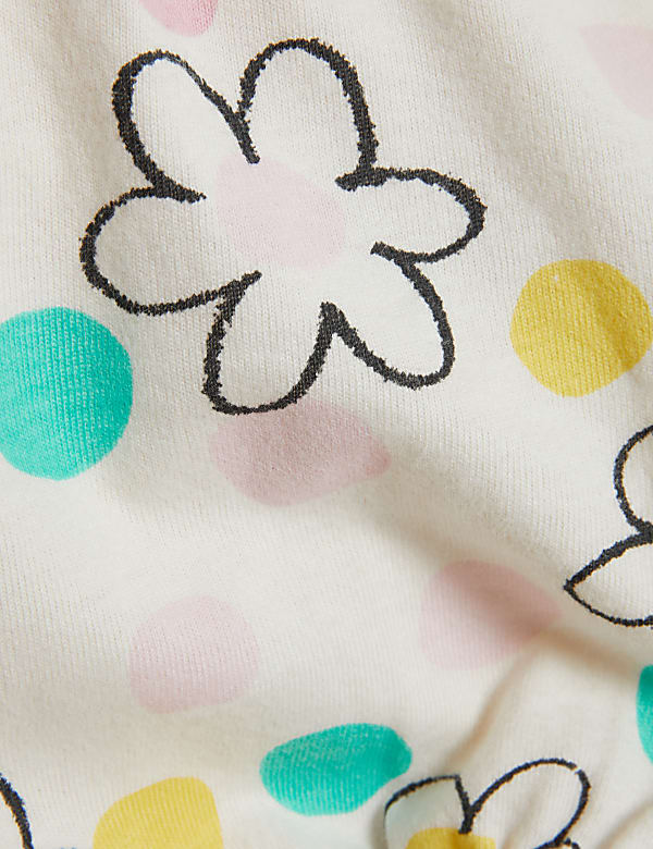 Pure Cotton Floral Shorts (0-3 Yrs)