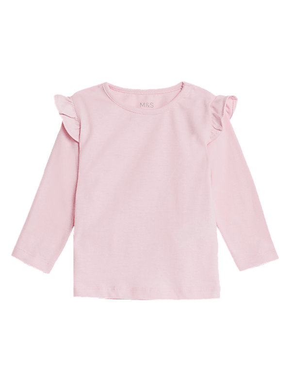 Pure Cotton Frill Top