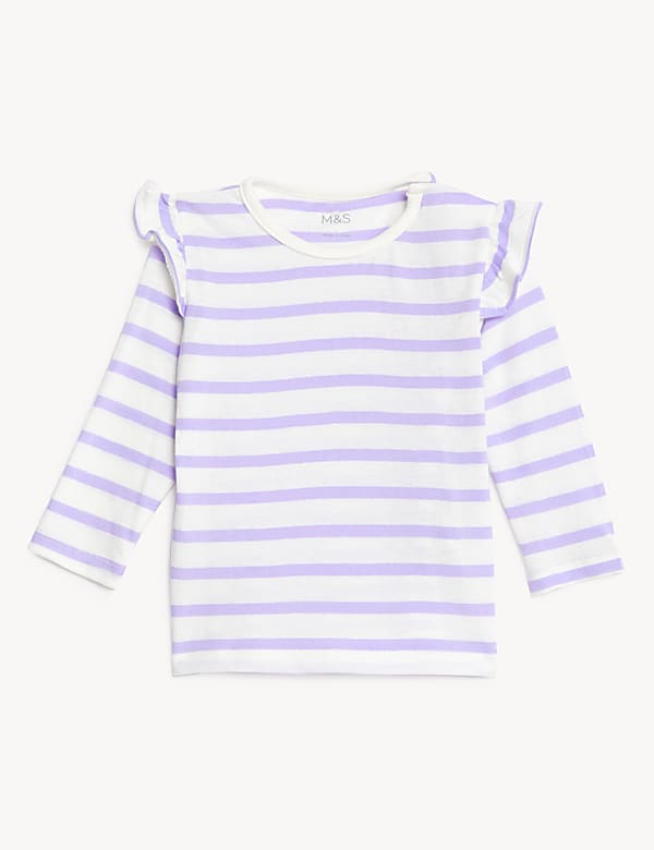 Pure Cotton Frill Top