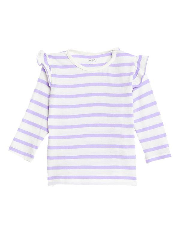 Pure Cotton Frill Top