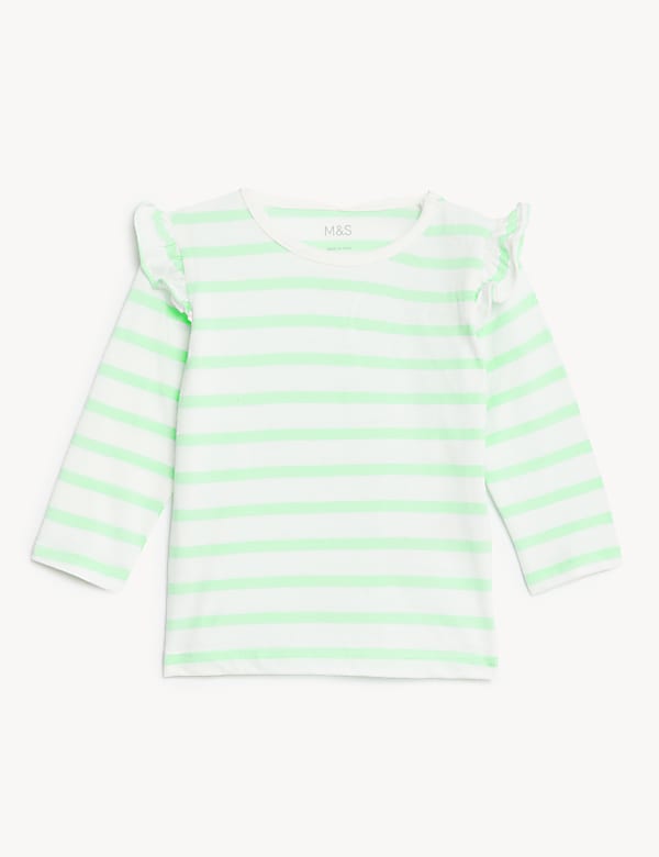 Pure Cotton Frill Top