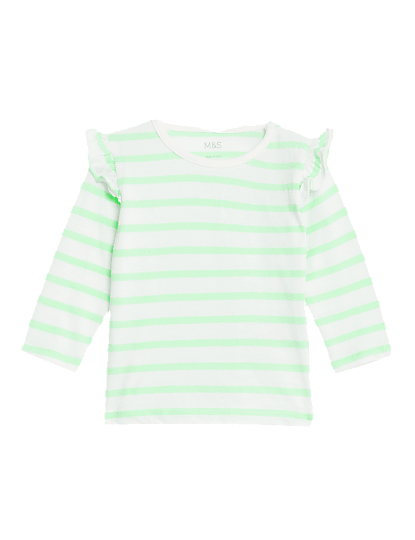 Pure Cotton Frill Top