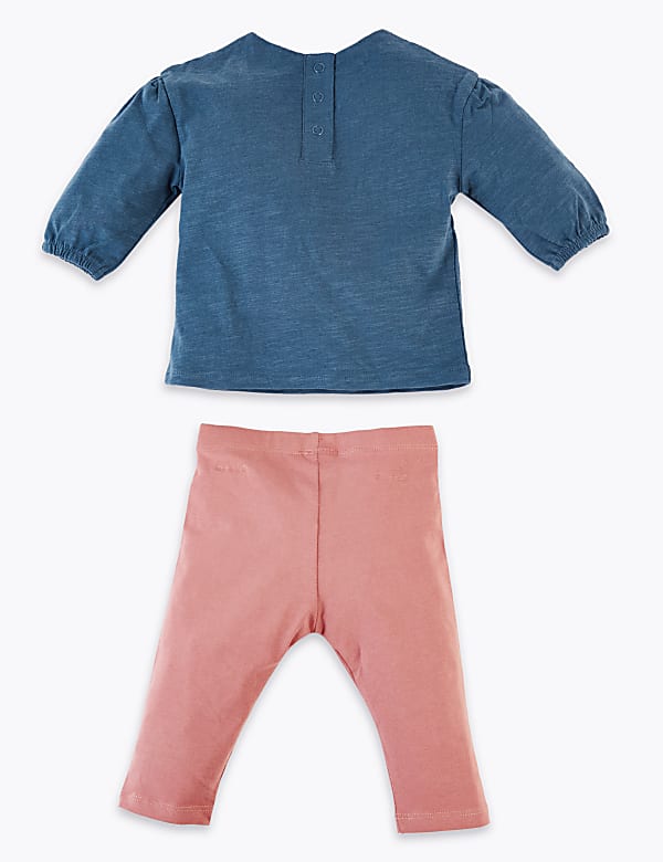 Jersey Pom Pom Top & Bottom Outfit (0-3 Yrs)