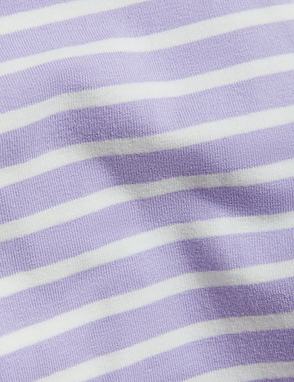 Cotton Rich Striped Leggings