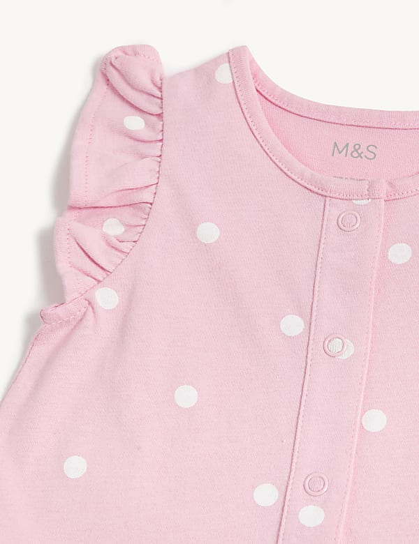 Pure Cotton Spot Romper