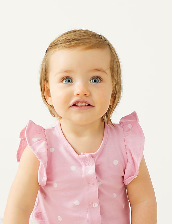 Pure Cotton Spot Romper
