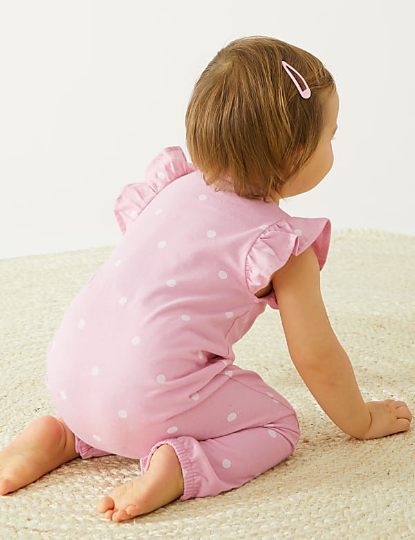 Pure Cotton Spot Romper