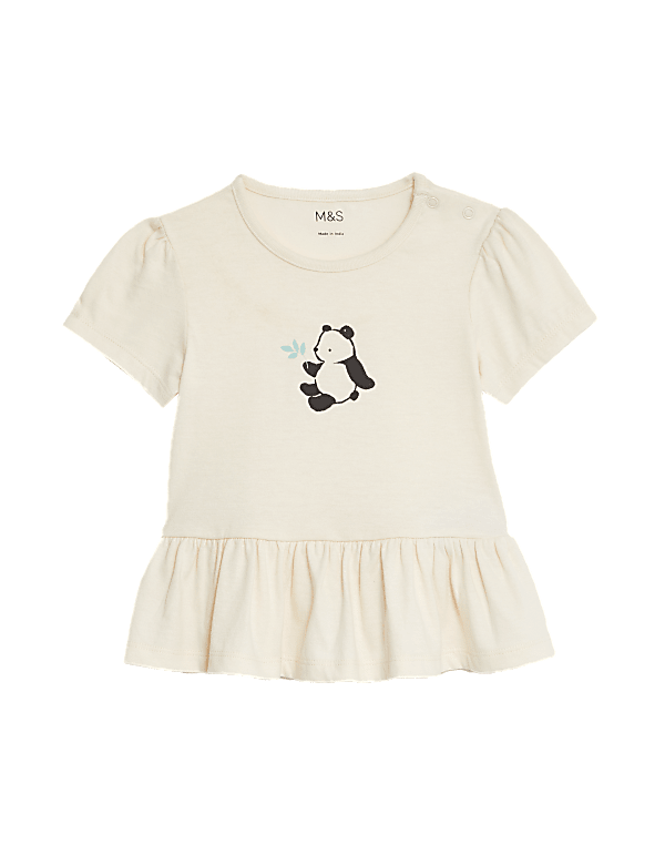 Pure Cotton Panda Top (0-3 Yrs)