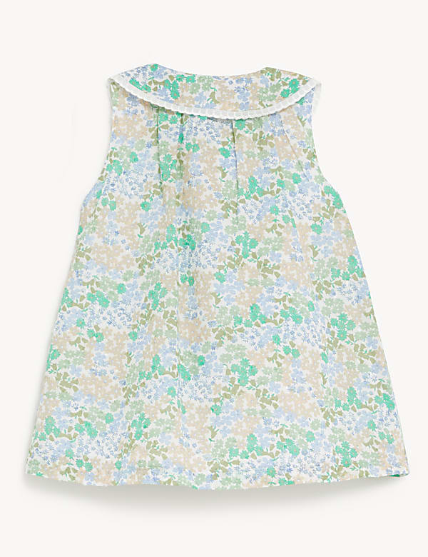 Pure Cotton Floral Dress