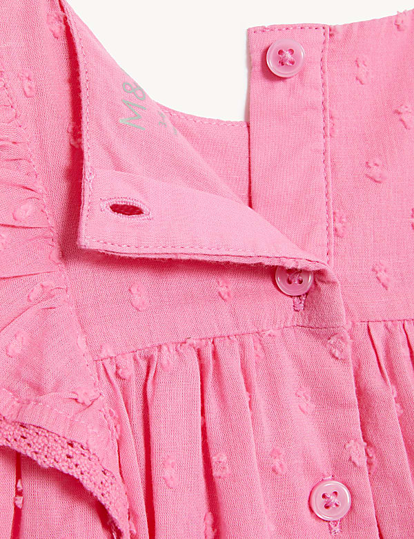 Pure Cotton Textured Dress
