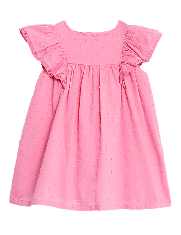 Pure Cotton Textured Dress