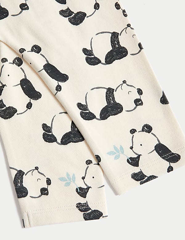 Cotton Rich Panda Leggings (0-3 Yrs)