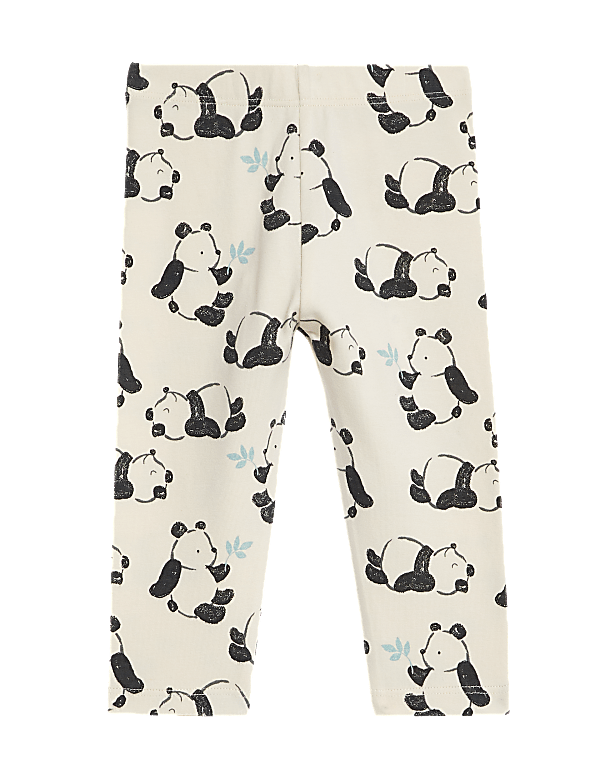 Cotton Rich Panda Leggings (0-3 Yrs)