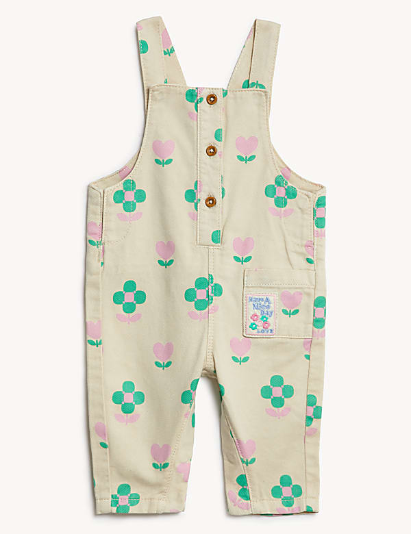 2pc Cotton Rich Floral Outfit
