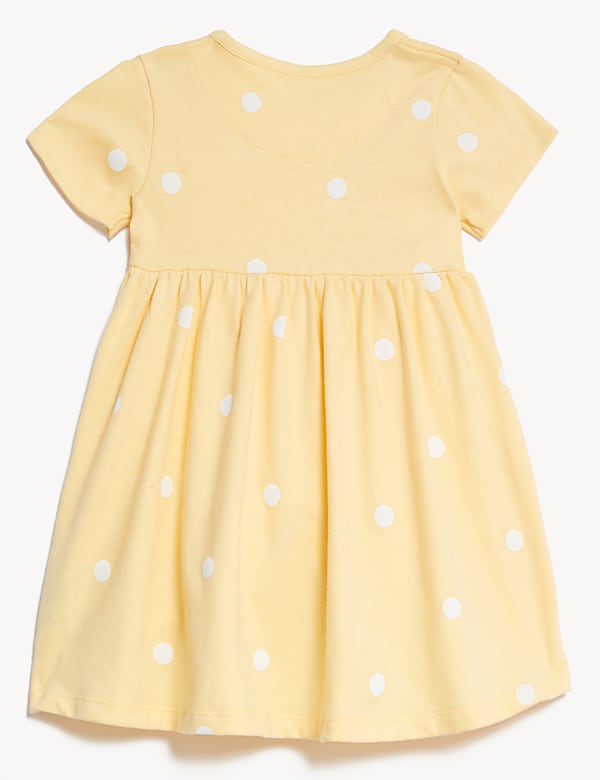 Pure Cotton Spotted Dress