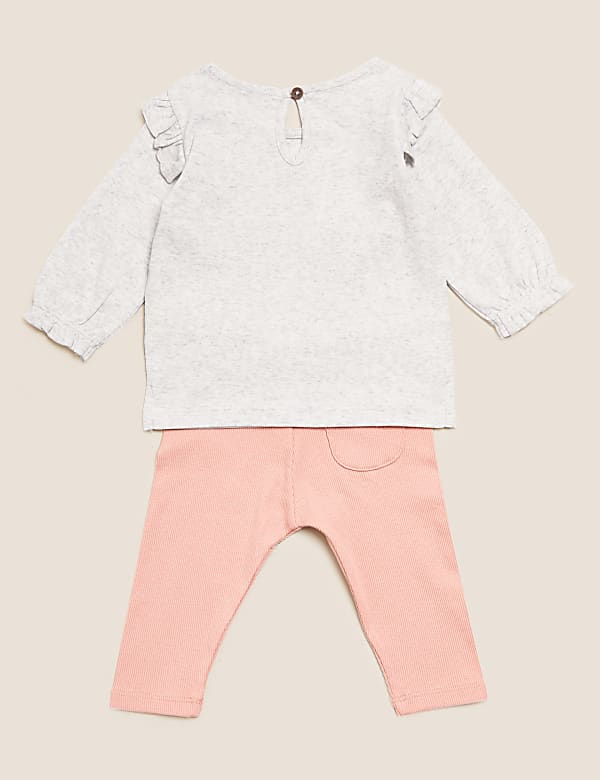 2pc Cotton Rich Bunny Outfit (0-3 Yrs)
