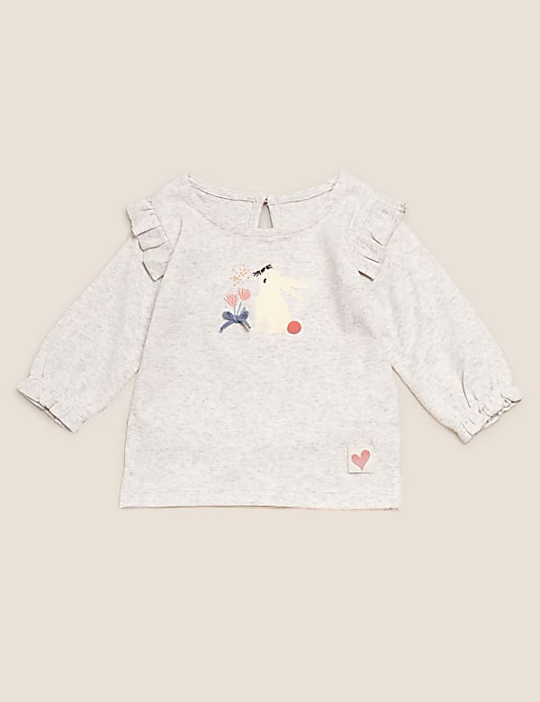 2pc Cotton Rich Bunny Outfit (0-3 Yrs)