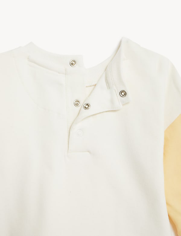 Cotton Rich Smiles All Day Slogan Bodysuit