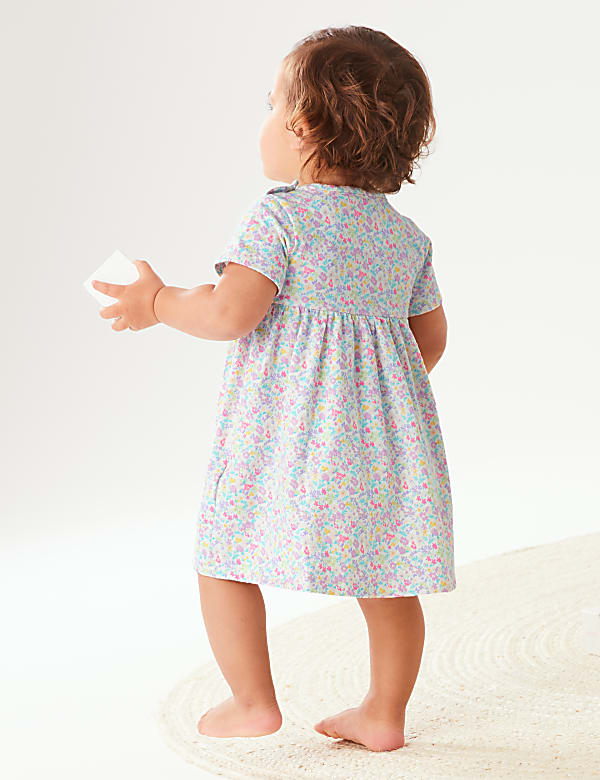 Pure Cotton Ditsy Floral Dress
