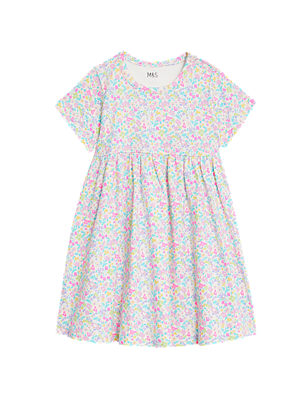 Pure Cotton Ditsy Floral Dress