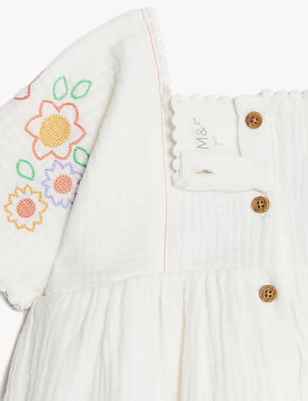 2pc Pure Cotton Floral Outfit