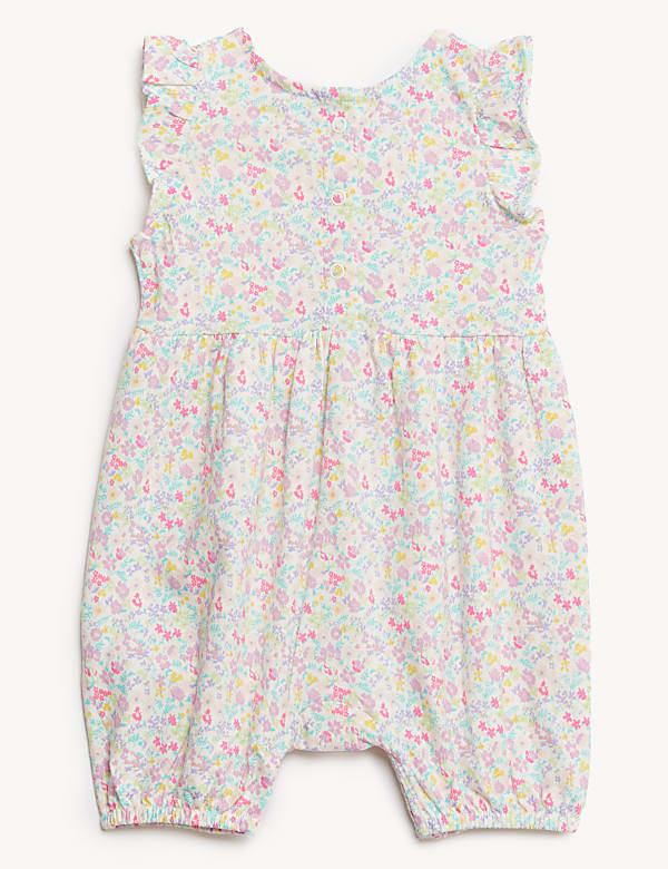 Pure Cotton Floral Romper