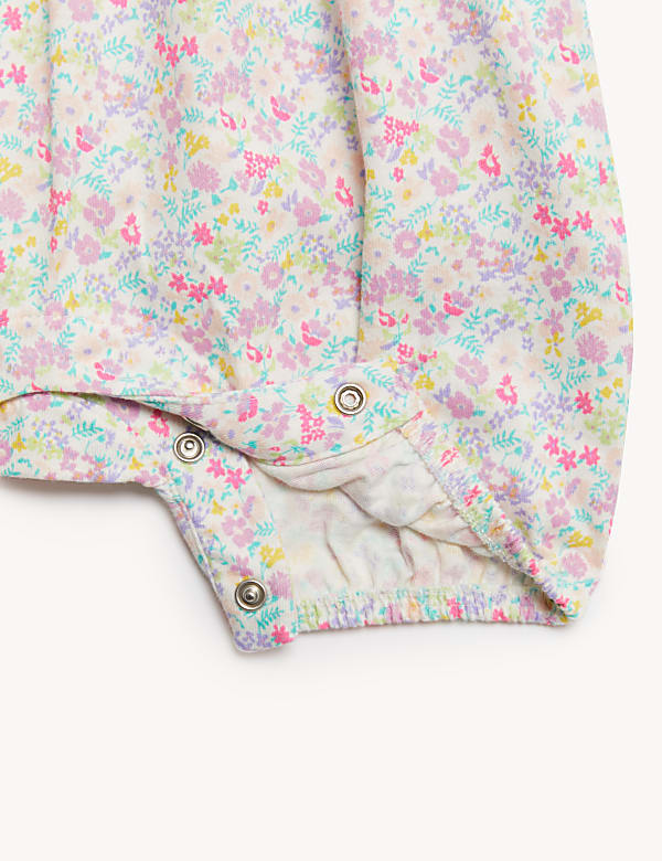 Pure Cotton Floral Romper