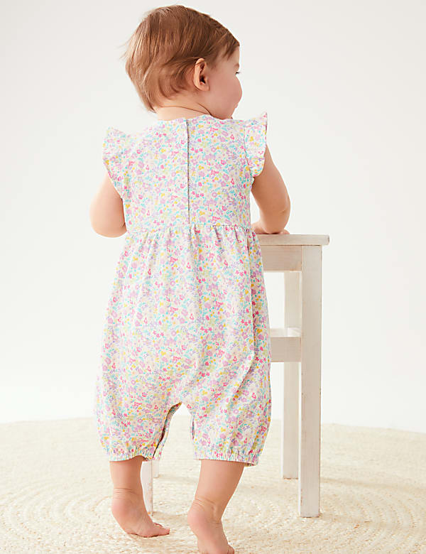 Pure Cotton Floral Romper