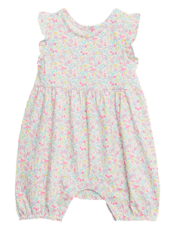 Pure Cotton Floral Romper