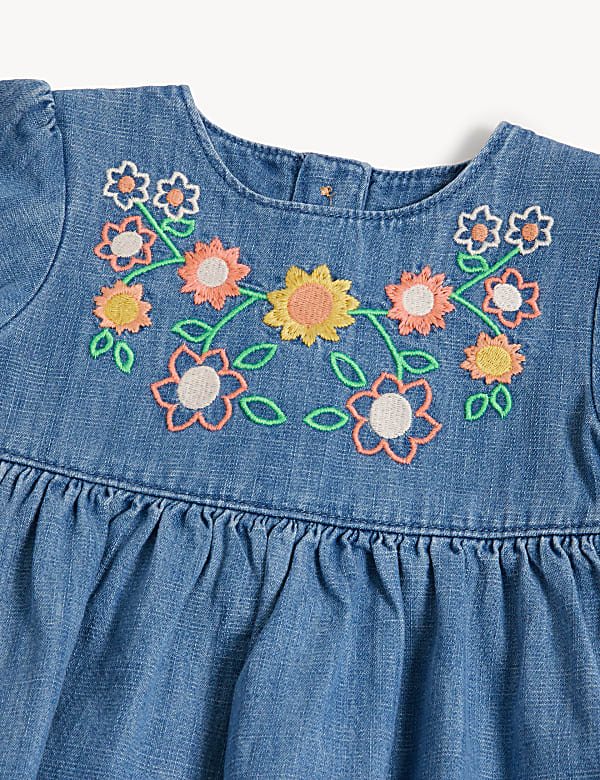 Pure Cotton Floral Dress