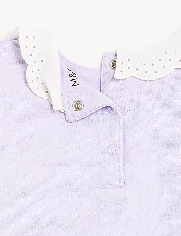 Cotton Rich Frill Collar Sweater