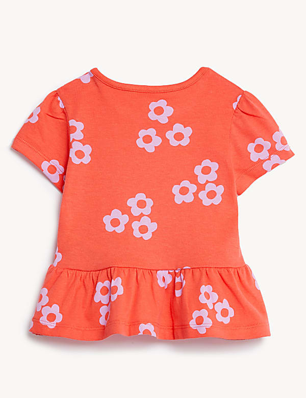 Pure Cotton Floral T-Shirt
