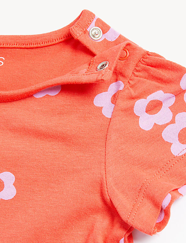 Pure Cotton Floral T-Shirt