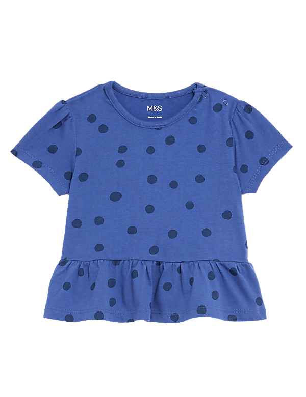 Pure Cotton Spot T-Shirt