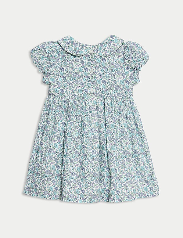 Robe 100 % coton fleuri (jusqu’au 3 ans) - FR