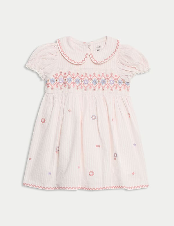 2pc Pure Cotton Embroidered Outfit (0-6 Yrs)