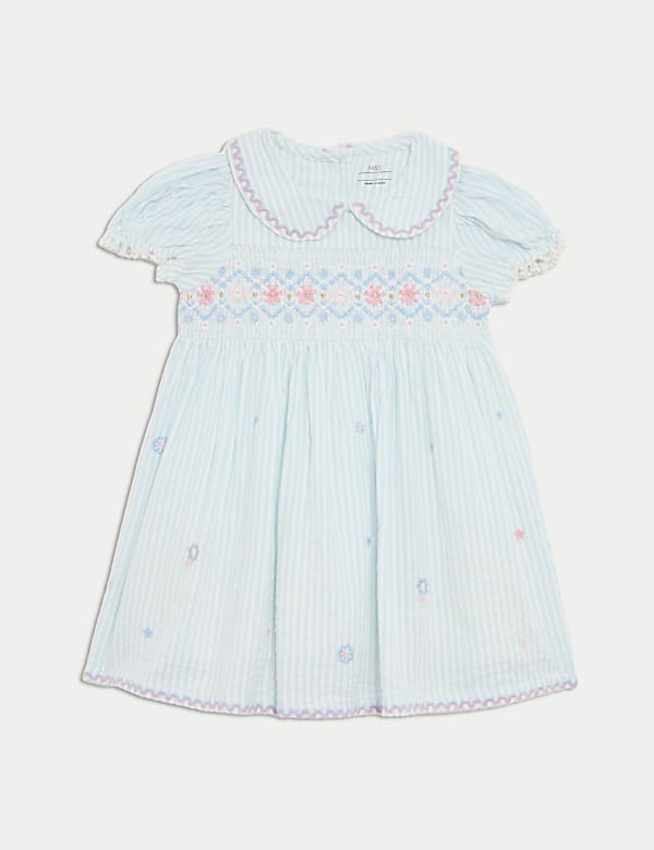 2pc Pure Cotton Embroidered Outfit (0-6 Yrs) - NL