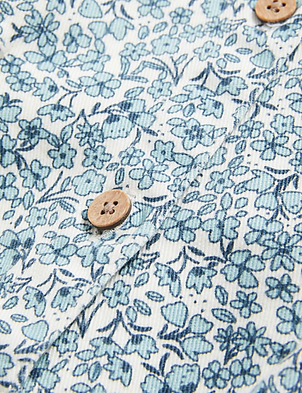2pc Cotton Rich Floral Outfit (0-3 Yrs)