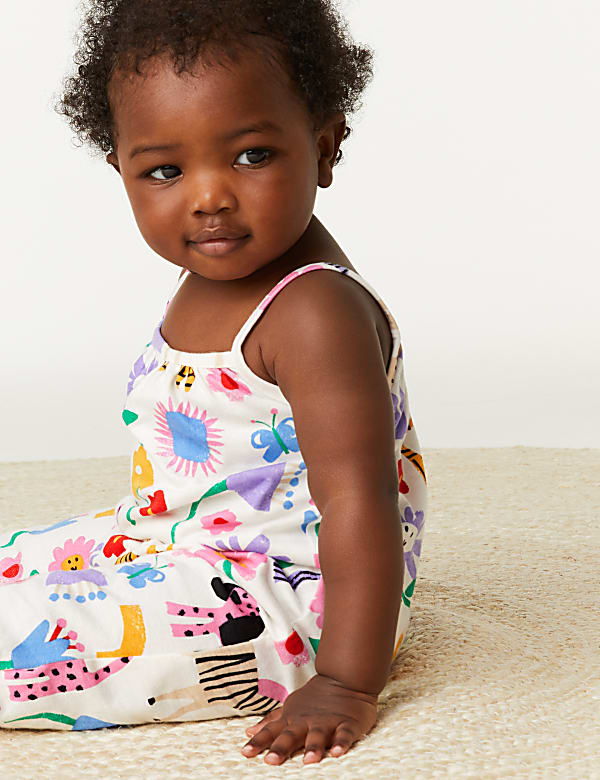 Pure Cotton Animal Romper (0-3 Yrs)