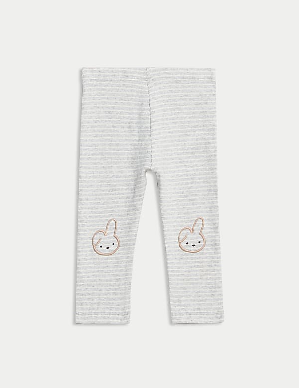 Ντε πιες σύνολο με σλόγκαν Little Bunny με υψηλή περιεκτικότητα σε βαμβάκι, σετ των 2 (0-3 ετών) - GR