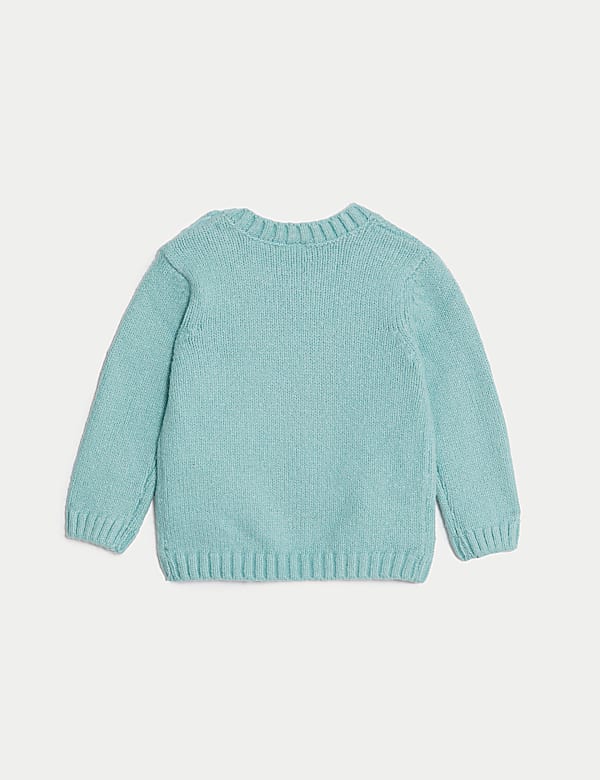 Cotton Rich Floral Jumper (0-3 Yrs)