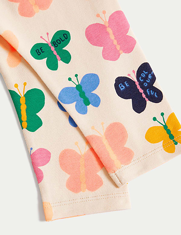 Cotton Rich Butterfly Leggings (0-3 Yrs)