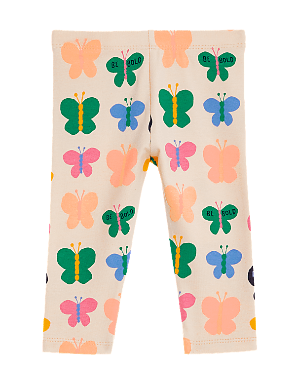 Cotton Rich Butterfly Leggings (0-3 Yrs)