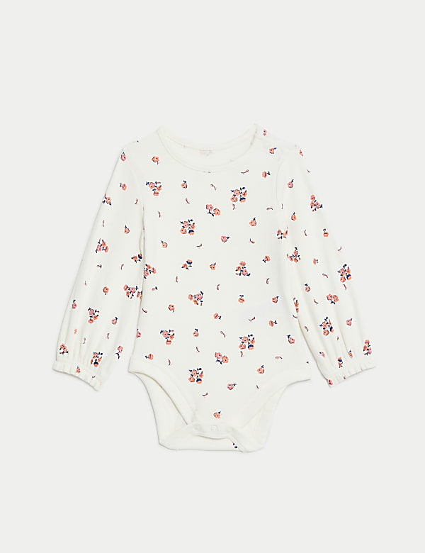 3pc Cotton Rich Floral Outfit (0-3 Yrs)