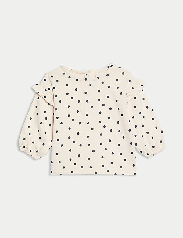 2pc Cotton Rich Spotted Outfit (0-3 Yrs) - VN