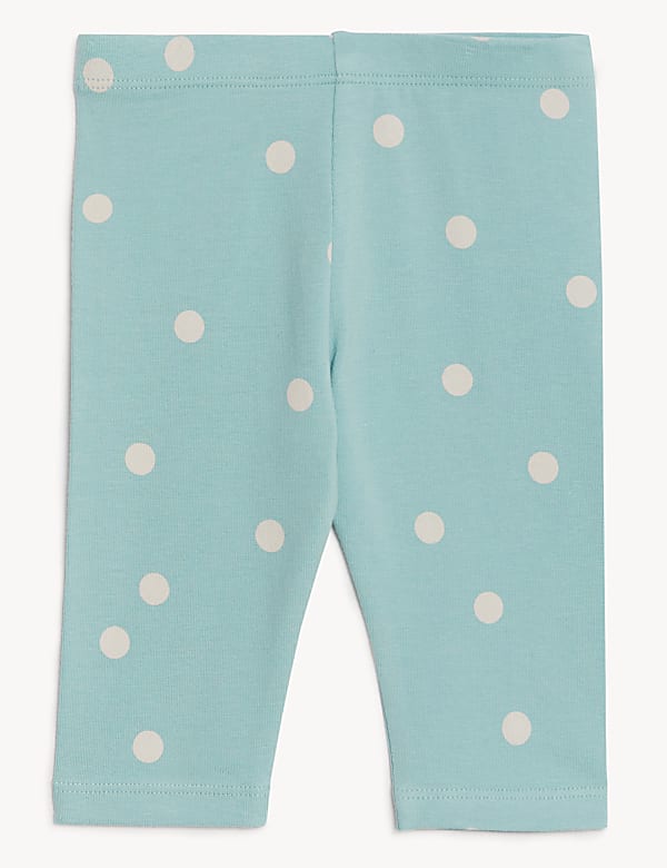 Cotton Rich Spot Leggings (0-3 Yrs)