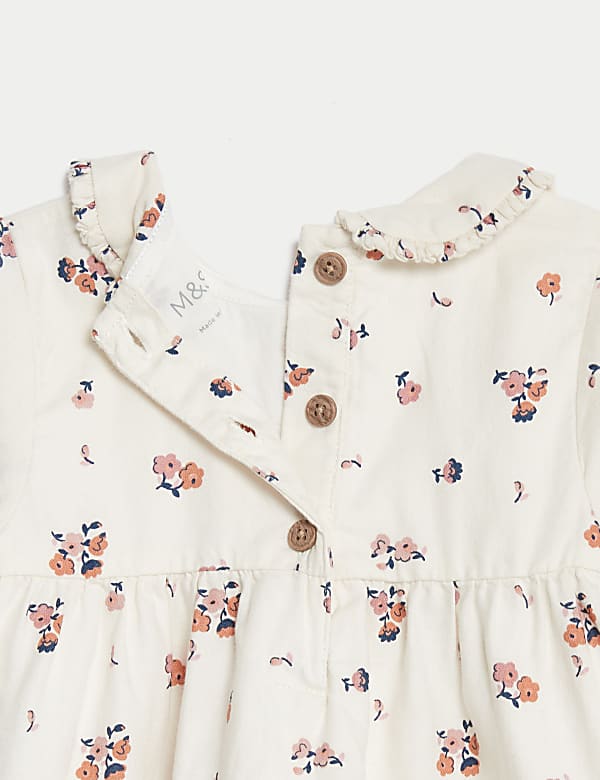 2pc Cotton Rich Floral Outfit (0-3 Yrs)